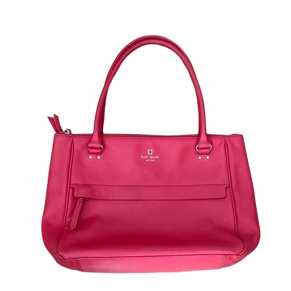 kate spade Handbags - Kate Spade Large Coral Tote Bag / Purse EUC